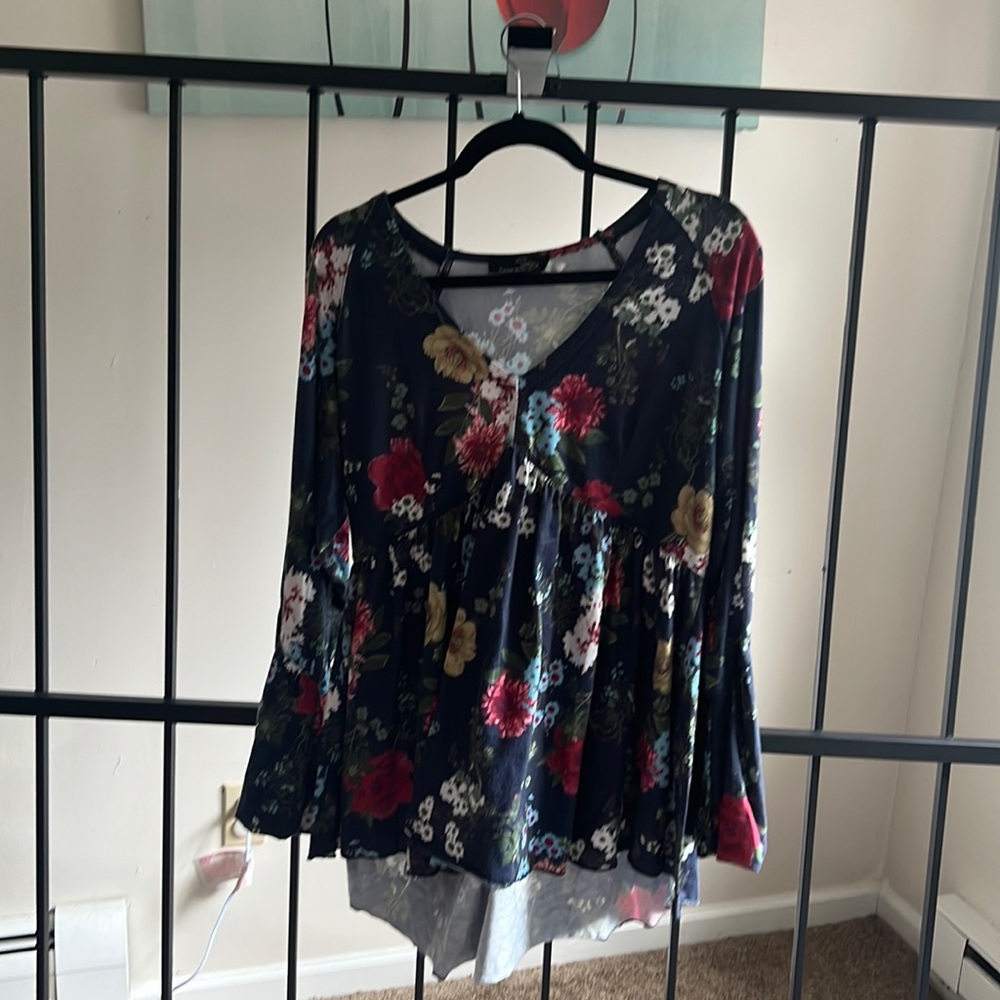 Floral tunic